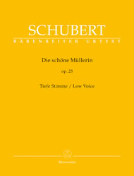 Die Schoene Mullerin, Op. 25 Vocal Solo & Collections sheet music cover Thumbnail